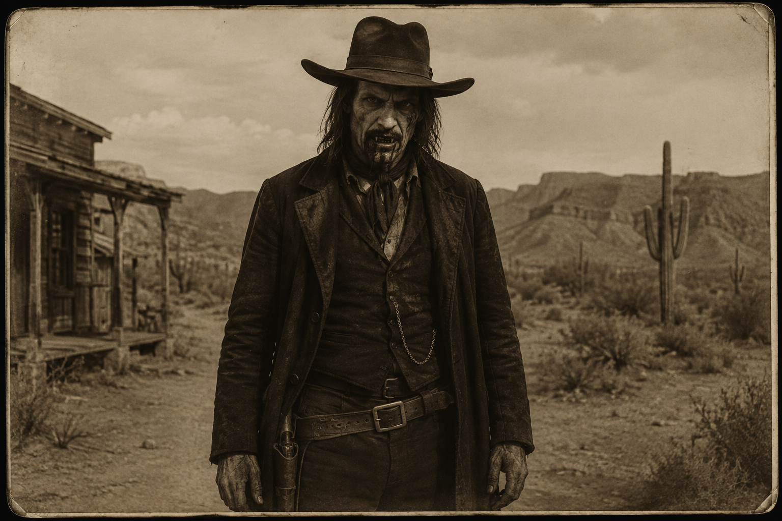 A cowboy vampire
